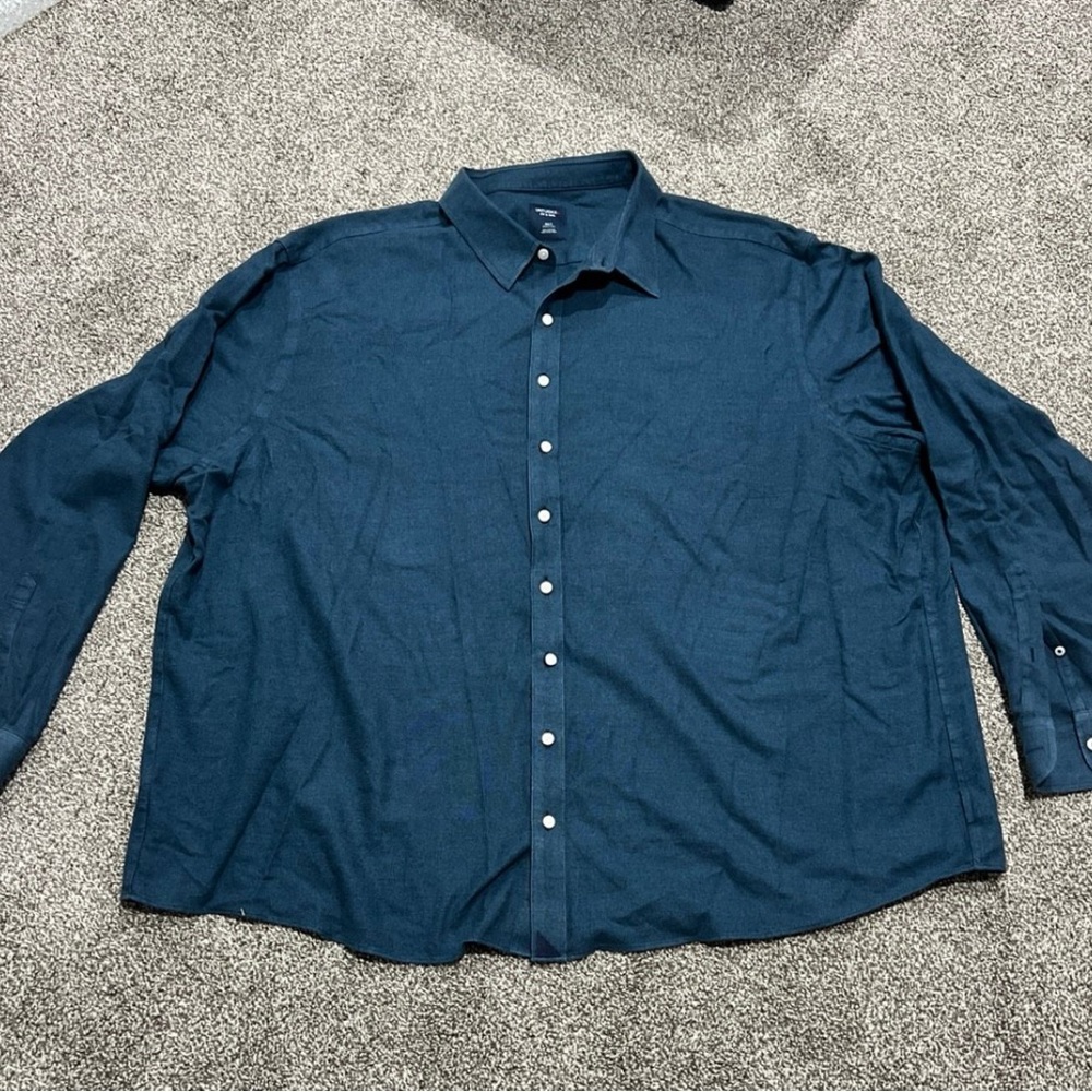 UNTUCKit Men's Dark Navy Button-Down Shirt